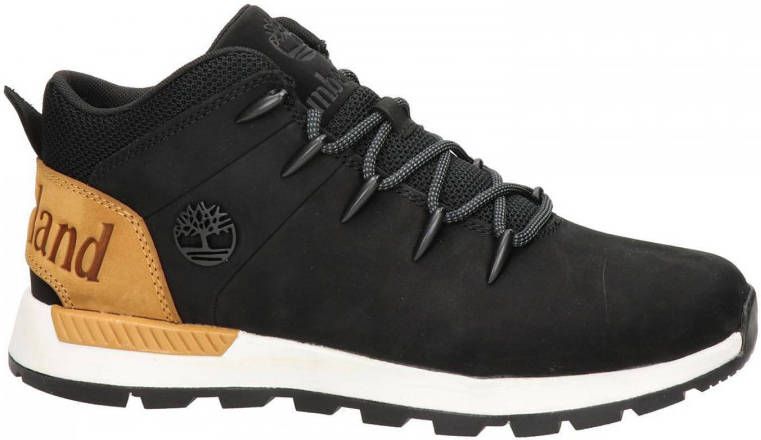 Timberland Euro Sprint nubuck veterboots zwart