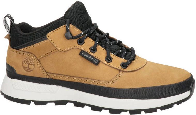 Timberland Field Trekker nubuck veterschoenen bruin geel