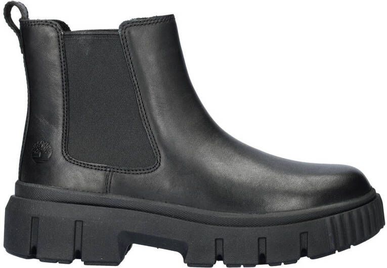 Timberland Greyfield chunky leren chelsea boots zwart