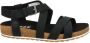 Timberland Malibu Waves nubuck sandalen zwart - Thumbnail 1