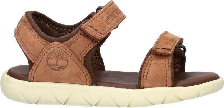 Timberland Nubble nubuck sandalen cognac Bruin Effen 30