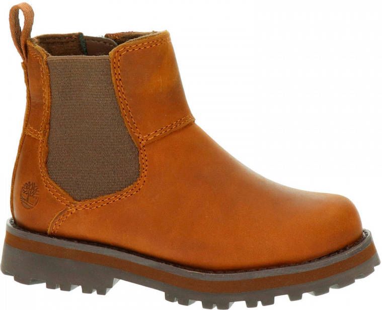 Timberland Courma Kid nubuck enkelboots cognac Bruin Effen 23