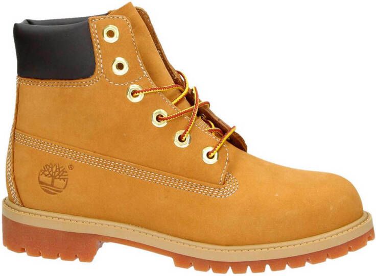 Timberland nubuck veterboots geel Effen 36 | Enkelboot van