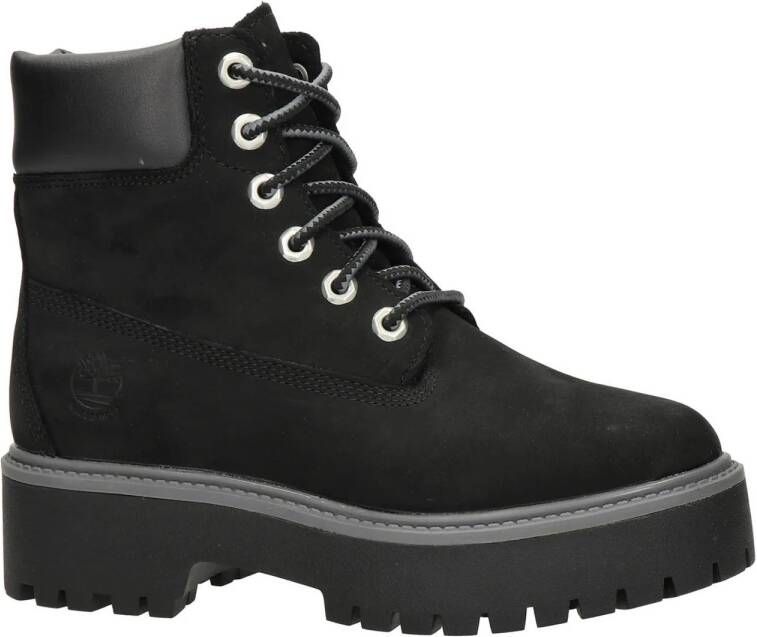 Timberland nubuck veterboots zwart