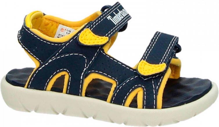 Timberland Perkins Row sandalen donkerblauw geel Jongens Imitatieleer Meerkleurig 21