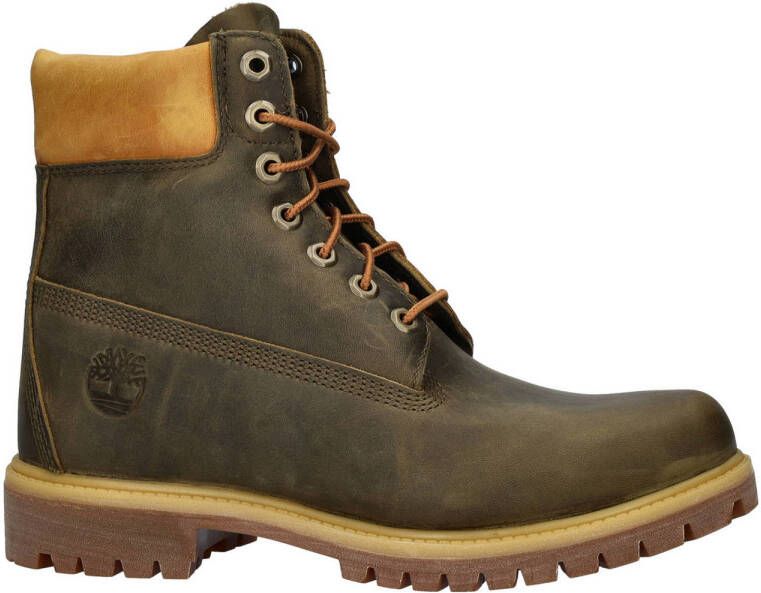 Timberland Premium 6 Inch leren veterboots bruin