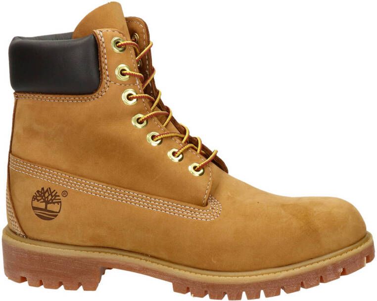 Timberland Premium 6-Inch nubuck veterboots geel