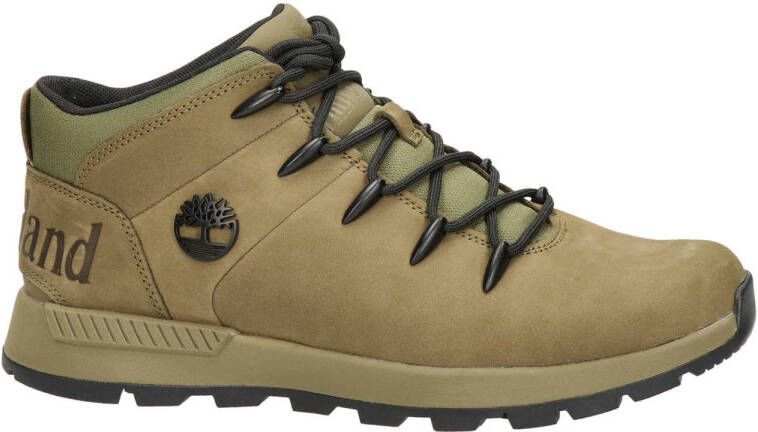 Timberland Sprint Trekker nubuck veterboots kaki - Schoenen.nl