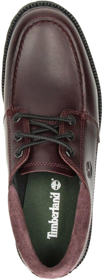 Timberland Britton Drive leren veterschoenen met profielzool bordeaux - Foto 3