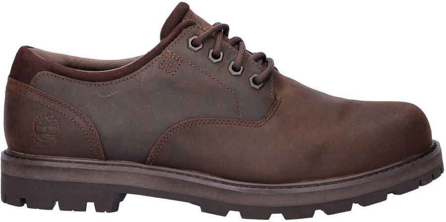 Timberland Britton Road leren veterschoenen met profielzool bruin