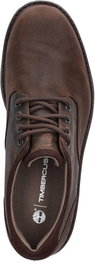Timberland Britton Road leren veterschoenen met profielzool bruin - Foto 3
