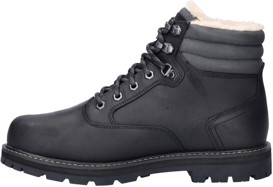 Timberland Britton Road Warm leren veterboots met profielzool zwart - Foto 2