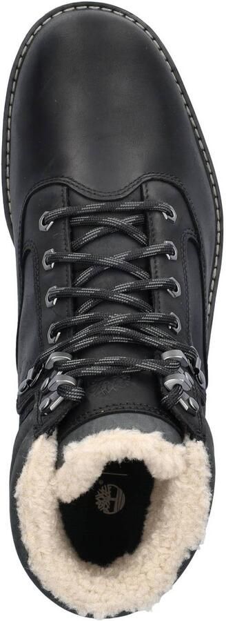 Timberland Britton Road Warm leren veterboots met profielzool zwart - Foto 3