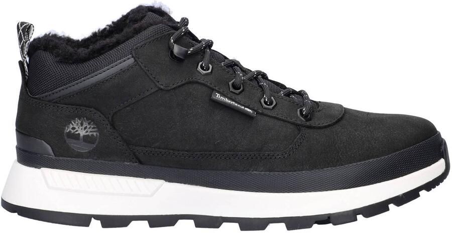 Timberland Field Trekker Warm Lined suède sneakers zwart