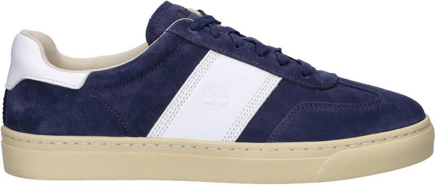 Timberland Lisbon suède sneakers donkerblauw wit