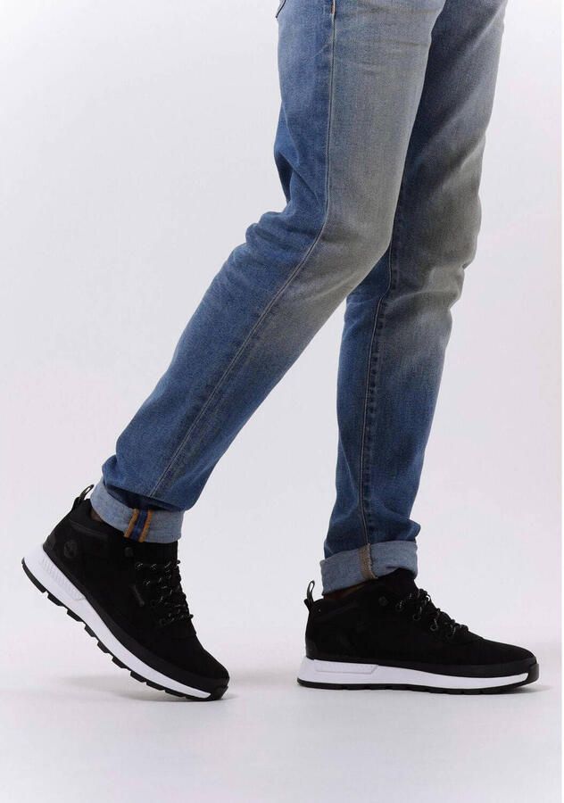 TIMBERLAND Lage Sneakers Heren Field Trekker Low Lace Up 41 5 Nubuck Zwart - Foto 3