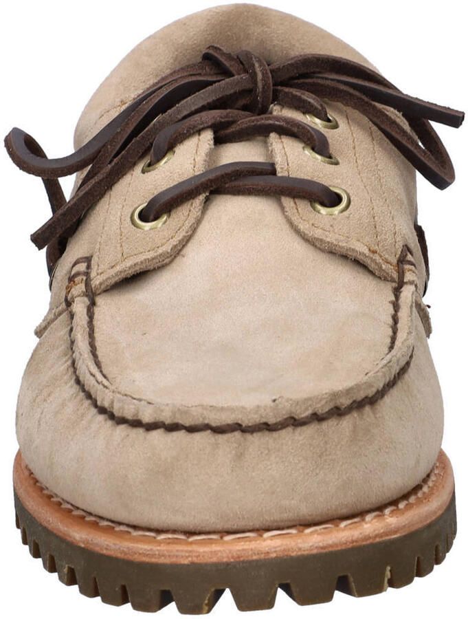 Timberland suède bootschoenen met profielzool taupe - Foto 2