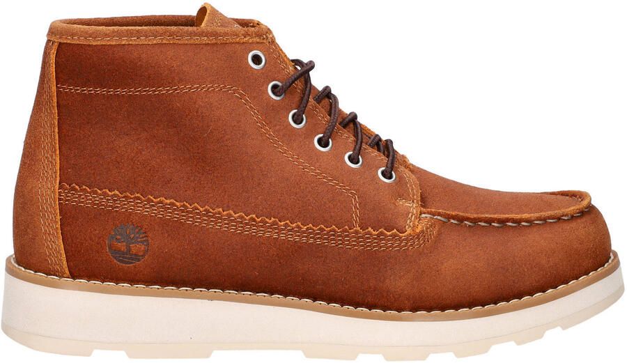 Timberland suède veterboots cognac