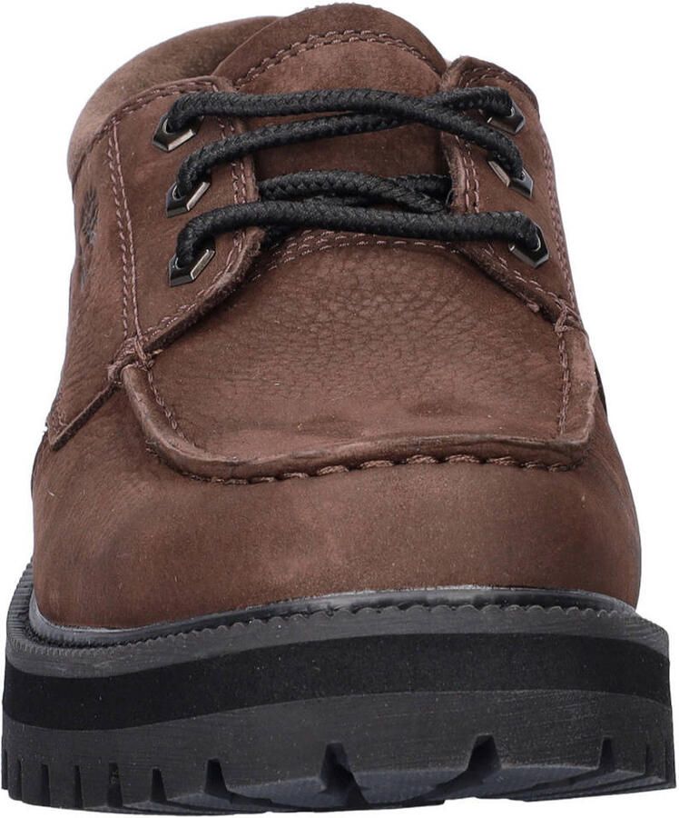 Timberland suède veterschoenen met profielzool bruin - Foto 2