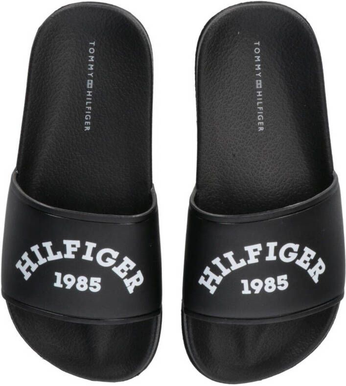 Tommy Hilfiger Badslippers LOGO POOL SLIDE zomerschoen badschoen poolslides met grote merkopdruk