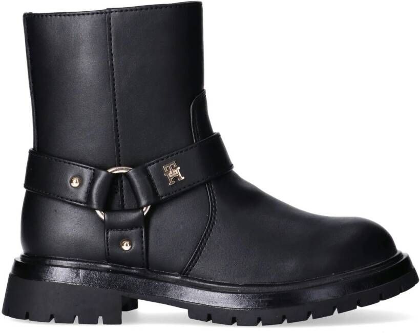 Tommy Hilfiger bikerboots zwart