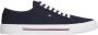 Tommy Hilfiger Sneakers CORE CORPORATE VULC CANVAS met strepen in de plateau vrijetijdsschoen halfhoge schoen veterschoen - Thumbnail 2