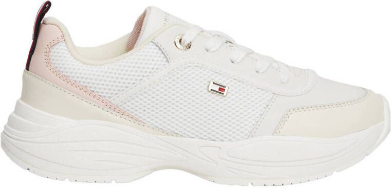 Tommy Hilfiger FW0FW07818 Chunky Runner Damesschoenen Sneaker 0LA-Ecru-Pink