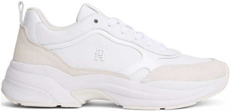 Tommy Hilfiger chunky leren sneakers wit