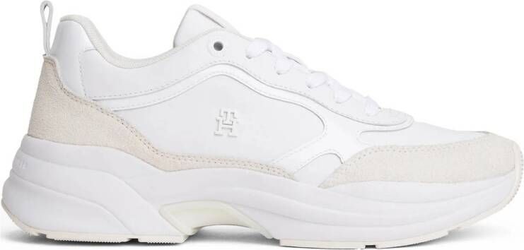 Tommy Hilfiger chunky leren sneakers wit