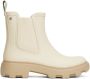 Tommy Hilfiger chunky regenlaarzen ecru - Thumbnail 1