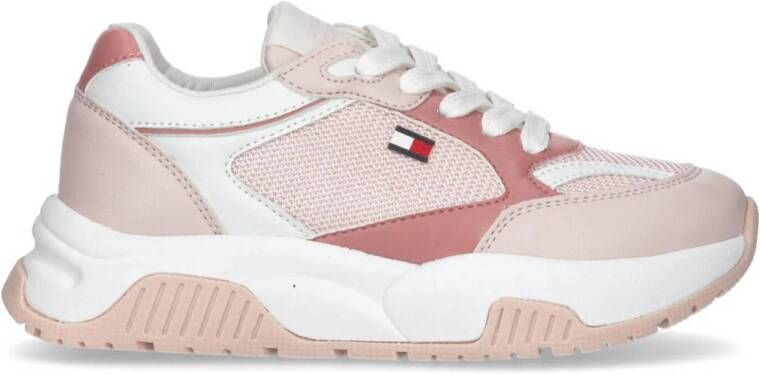 Tommy Hilfiger chunky sneakers roze Meisjes Imitatieleer Meerkleurig 38