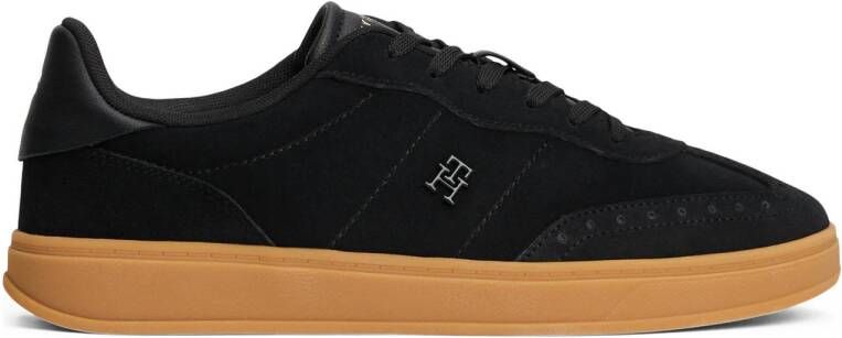 Tommy Hilfiger Heritage suède sneakers zwart