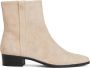 TOMMY HILFIGER Beige Enkellaarsjes Th Suede Pointy Zip Bootie - Thumbnail 2