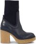 Tommy Hilfiger Blauwe Leren Enkellaarzen Klassieke Stijl - Thumbnail 1
