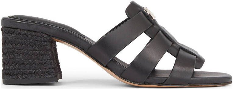 Tommy Hilfiger Slippers BLOCK MID HEEL LEATHER SANDAL