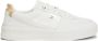 TOMMY HILFIGER Lage Sneakers Dames Essential Basket Sneaker Maat: 36 Materiaal: Leer Kleur: Wit - Thumbnail 1