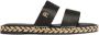 Tommy Hilfiger Zwarte platte sandalen voor vrouwen Black Dames - Thumbnail 1