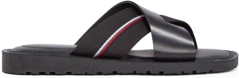 Tommy Hilfiger Slippers CORE HILFIGER LH CRISS C SANDAL zomerschoen flats slippers met gewatteerde binnenzool