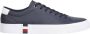 Tommy Hilfiger leren sneakers donkerblauw - Thumbnail 1