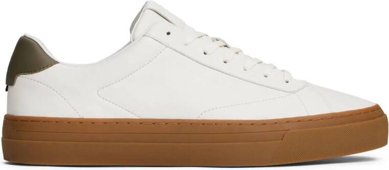 Tommy Hilfiger leren sneakers ecru
