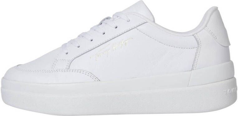 Tommy Hilfiger leren sneakers wit