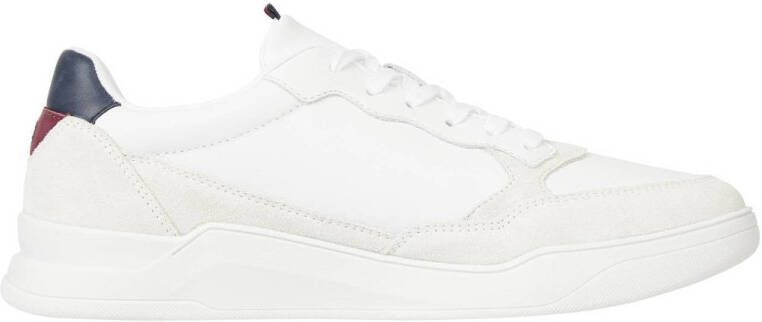 Tommy Hilfiger Witte Sneakers voor met Contrasterende Details Wit