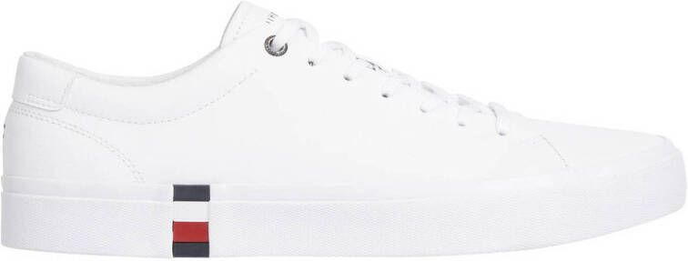 Tommy Hilfiger Stijlvolle Witte Polyester Sneaker Wit Heren