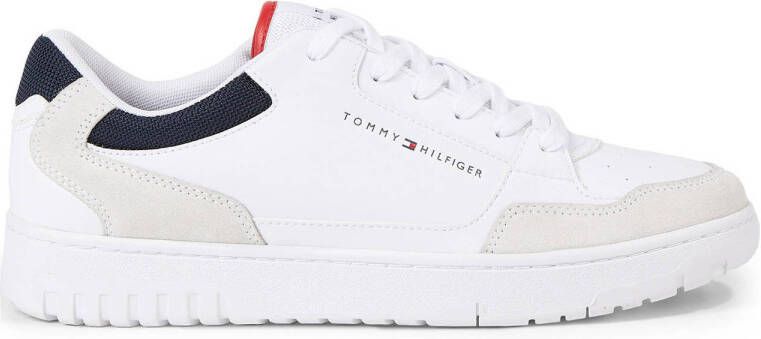 Tommy Hilfiger Sneakers van leer met labeldetails model 'BASKET CORE