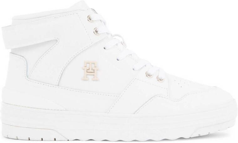 Tommy Hilfiger FW0FW07757 Basket Sneaker Hi Damesschoenen Sneaker YBL-Ecru