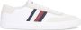 Tommy Hilfiger Sneakers TH CUPSET RWB LTH met zijstrepen vrijetijdsschoen lage schoen veterschoen - Thumbnail 1