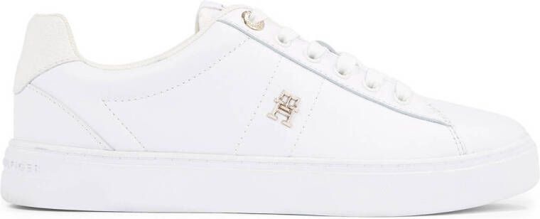 Tommy Hilfiger Sneakers van leer met labelapplicatie model 'ESSENTIAL'