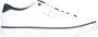 Tommy Hilfiger leren sneakers wit blauw - Thumbnail 1