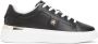 Tommy Hilfiger leren sneakers zwart - Thumbnail 1
