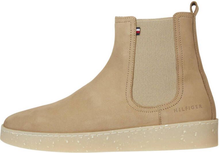 Tommy Hilfiger nubuck chelsea boots bruin